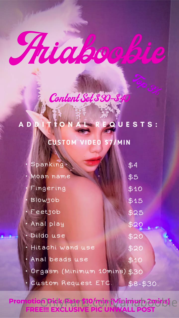 118 Ariaboobie leaked onlyfans nude