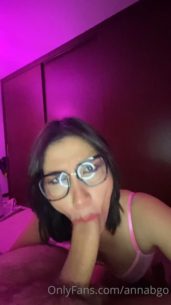 Annabgo leaked OnlyFans: Big Tits Latina’s Steamy Blowjob Session