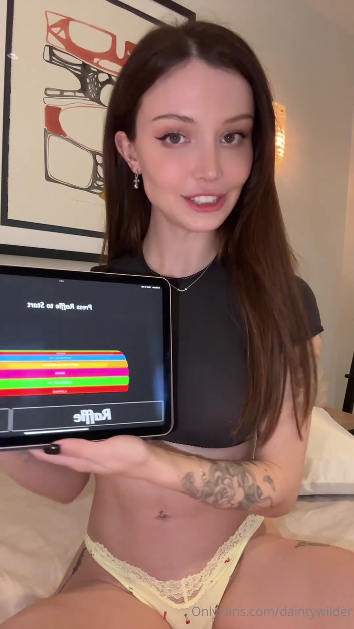 Petite Camgirl DaintyWilder Deepest DP Session