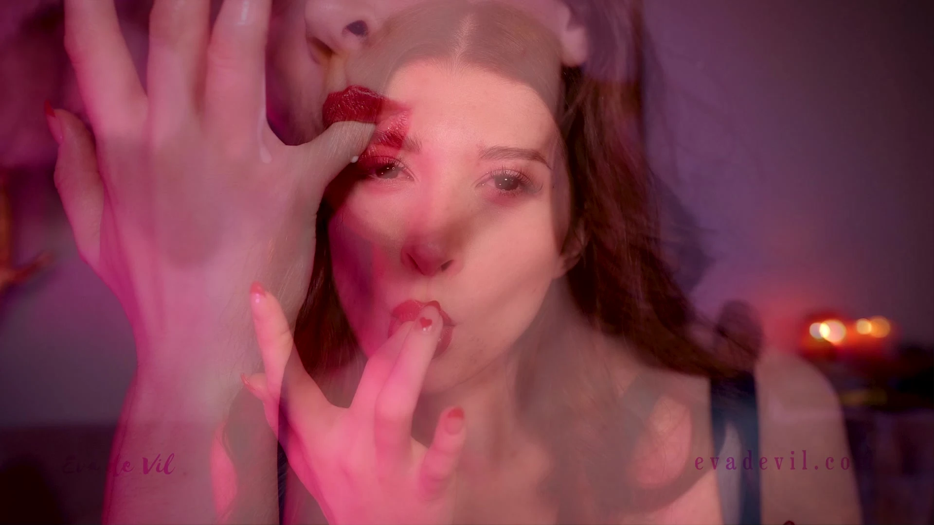 Dazzling  Dripping Brunette Eva de Vil nudes